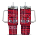 custom ole miss rebels honey streaks red curved tumbler best selling.webp