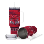 custom ole miss rebels honey streaks red curved tumbler best selling.webp