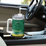 custom oregon ducks geometric prism green curved tumbler best selling.webp