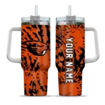 custom oregon state beavers burst swirl orange curved tumbler best selling.webp