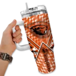 custom oregon state beavers chevron angle orange curved tumbler best selling.webp