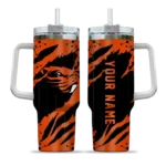 custom oregon state beavers claw cut orange black curved tumbler best selling.webp