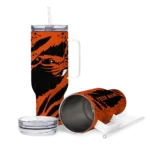 custom oregon state beavers claw cut orange black curved tumbler best selling.webp