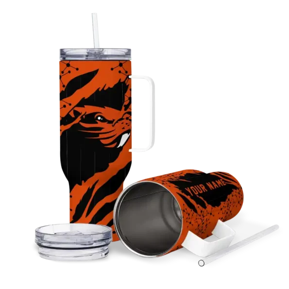 custom oregon state beavers claw cut orange black curved tumbler high quality.webp