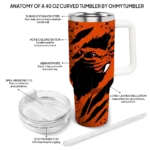 custom oregon state beavers claw cut orange black curved tumbler best selling.webp