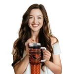 custom oregon state beavers hex texture orange curved tumbler best selling.webp