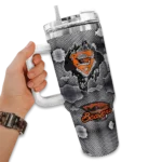 custom oregon state beavers superman shield orange gray curved tumbler best selling.webp