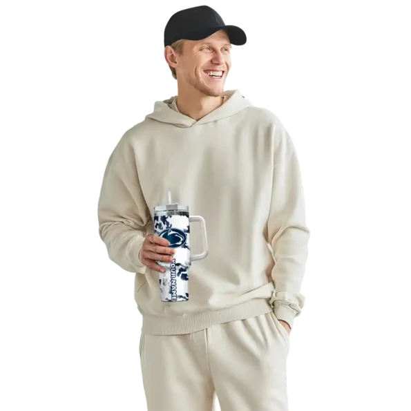 custom penn state nittany lions camo mashup blue white curved tumbler top rated.webp