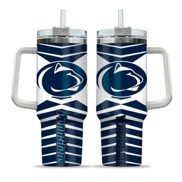 custom penn state nittany lions chevron layers blue curved tumbler best selling.webp
