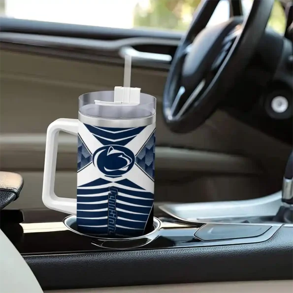 custom penn state nittany lions chevron layers blue curved tumbler trendy.webp