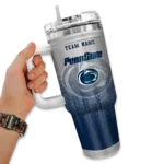 custom penn state nittany lions gradient dots blue curved tumbler best selling.webp