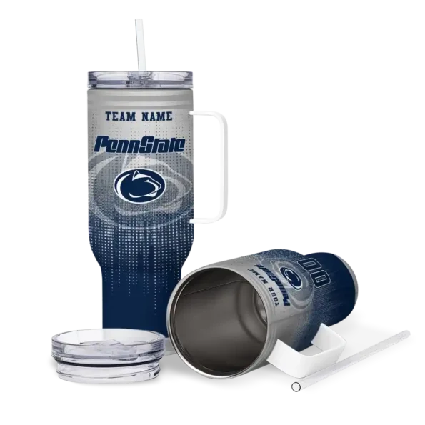 custom penn state nittany lions gradient dots blue curved tumbler high quality.webp