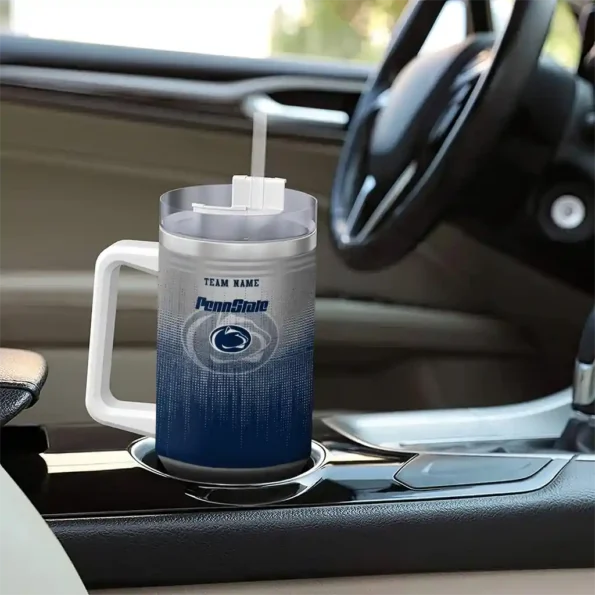 custom penn state nittany lions gradient dots blue curved tumbler trendy.webp