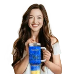 custom pittsburgh panthers geometric prism royal blue curved tumbler best selling.webp