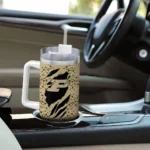 custom purdue boilermakers claw cut gold black curved tumbler best selling.webp