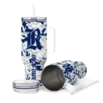 custom rice owls camo mashup navy blue white curved tumbler best selling.webp