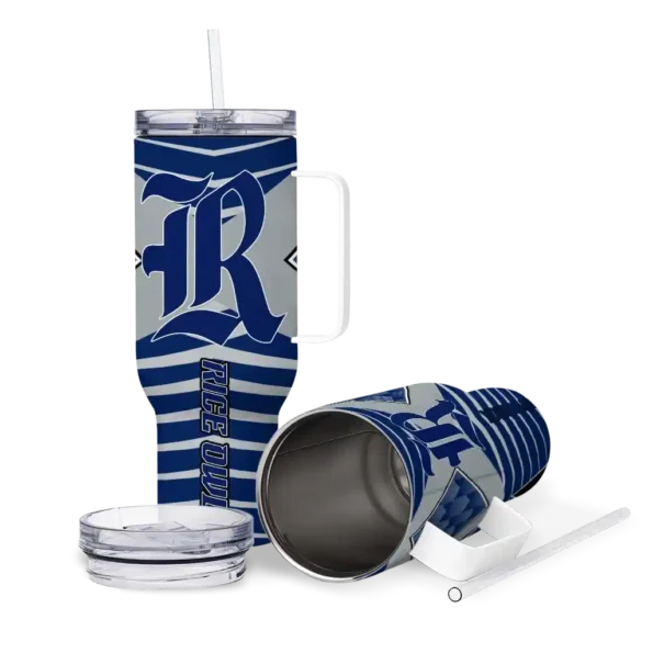 custom rice owls chevron layers navy blue curved tumbler high quality.webp