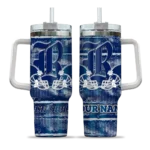 custom rice owls honey streaks navy blue curved tumbler best selling.webp