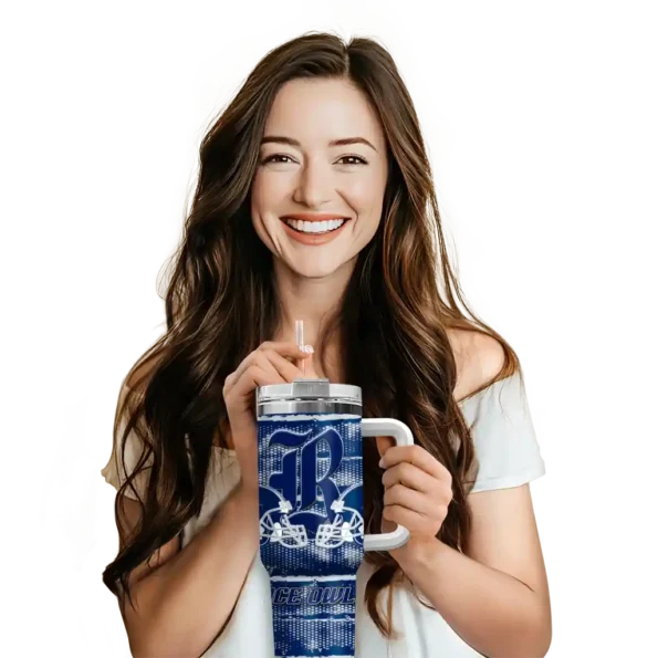 custom rice owls honey streaks navy blue curved tumbler premium grade.webp
