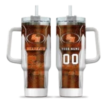 custom sam houston bearkats hexagon armor orange curved tumbler best selling.webp