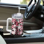 custom san diego state aztecs camo mashup red white curved tumbler best selling.webp