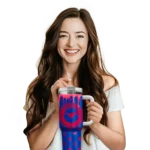 custom smu mustangs bullseye drips blue curved tumbler best selling.webp