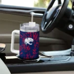 custom south alabama jaguars burst swirl blue curved tumbler best selling.webp
