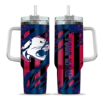 custom south alabama jaguars claw cut blue black curved tumbler best selling.webp