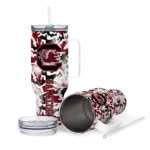 custom south carolina gamecocks camo mashup garnet white curved tumbler best selling.webp