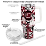 custom south carolina gamecocks camo mashup garnet white curved tumbler best selling.webp