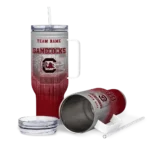 custom south carolina gamecocks gradient dots garnet curved tumbler best selling.webp