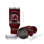 custom south carolina gamecocks honey streaks garnet curved tumbler best selling.webp