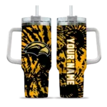 custom southern miss golden eagles burst swirl black curved tumbler best selling.webp