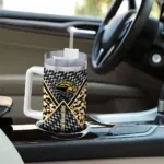 custom southern miss golden eagles chevron angle black curved tumbler best selling.webp