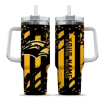 custom southern miss golden eagles claw cut black curved tumbler best selling.webp