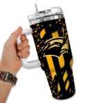 custom southern miss golden eagles claw cut black curved tumbler best selling.webp