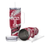 custom temple owls abstract paths red curved tumbler best selling.webp