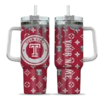 custom temple owls bullseye drips red curved tumbler best selling.webp