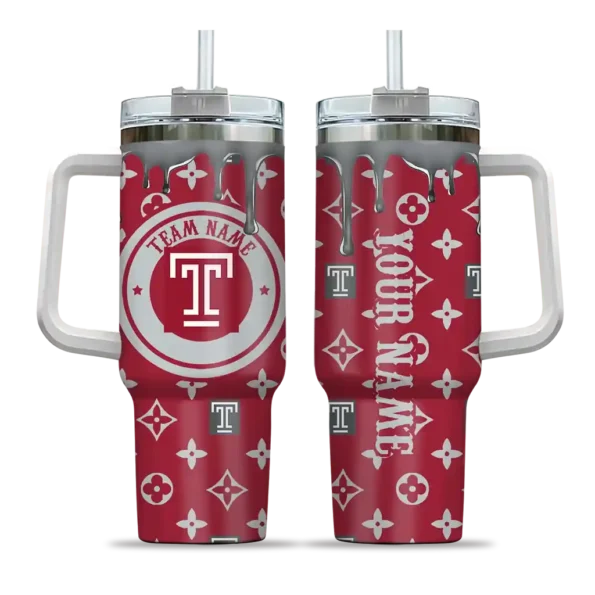 custom temple owls bullseye drips red curved tumbler best selling.webp