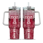 custom temple owls chevron stripe red curved tumbler best selling.webp