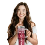 custom temple owls chevron stripe red curved tumbler best selling.webp