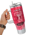 custom temple owls geometric prism red curved tumbler best selling.webp