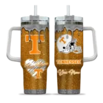 custom tennessee volunteers heart helmet motif orange curved tumbler best selling.webp