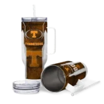 custom tennessee volunteers hexagon armor orange curved tumbler best selling.webp