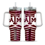 custom texas am aggies chevron layers maroon curved tumbler best selling.webp
