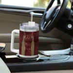 custom texas state bobcats hexagon armor maroon curved tumbler best selling.webp