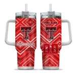 custom texas tech red raiders bold diamonds red curved tumbler best selling.webp