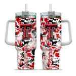 custom texas tech red raiders camo mashup red white curved tumbler best selling.webp