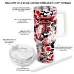 custom texas tech red raiders camo mashup red white curved tumbler best selling.webp