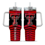 custom texas tech red raiders chevron layers red curved tumbler best selling.webp